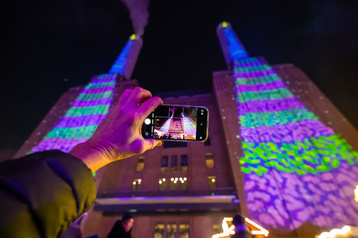 Christmas at Battersea Power Station