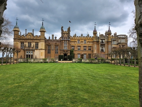 The grand Knebworth House in Stevenage, one of The Crown filming locations 