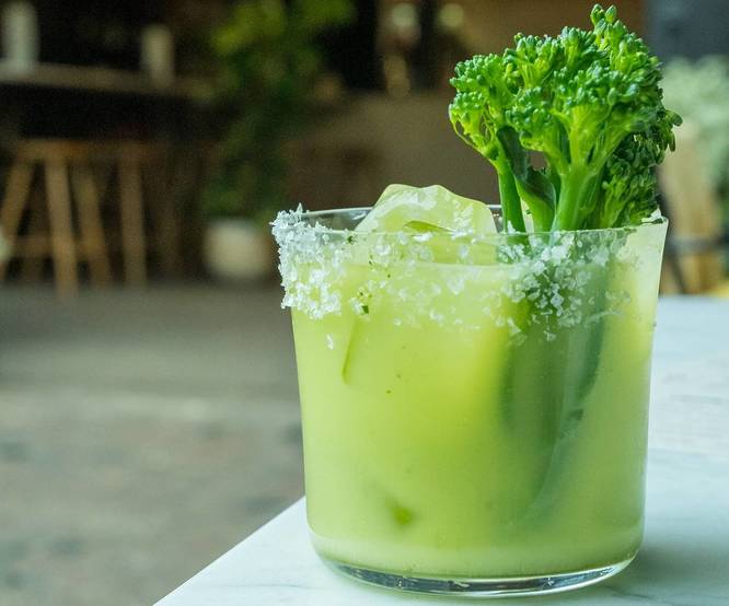 The Broctail (broccoli cocktail) in all its glory 